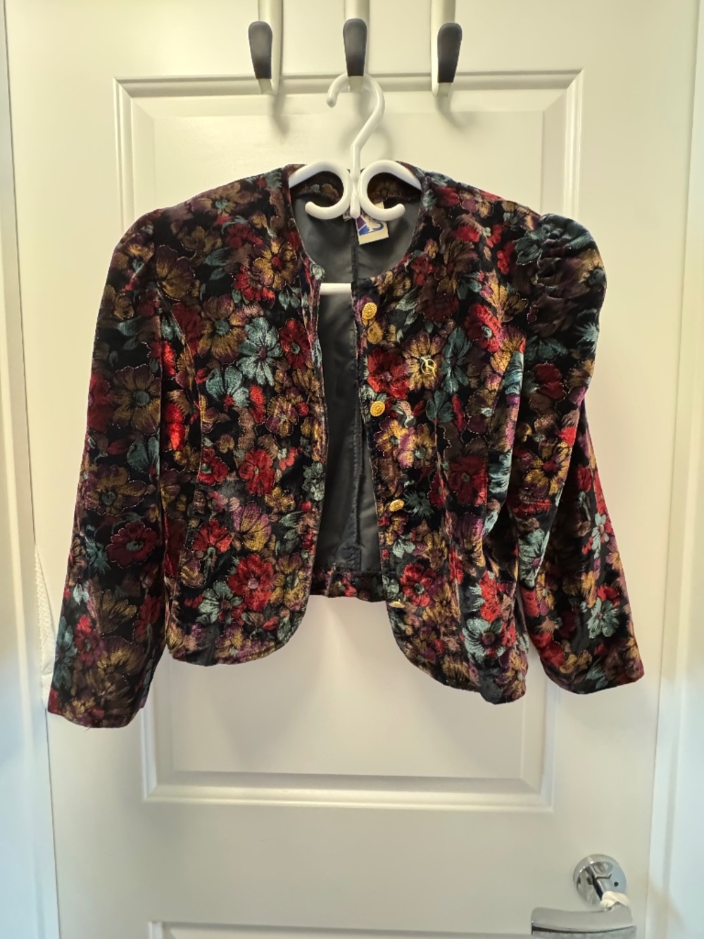 Vintage velvet blazer
